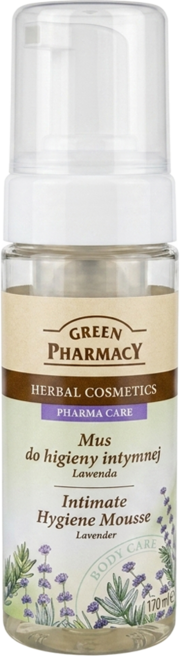 GREEN PHARMACY 薰衣草私密潔膚慕斯 台灣公司貨, 1件, 170ml
