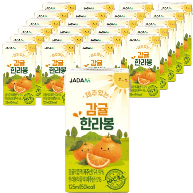 제주있는 감귤한라봉, 24개, 125ml