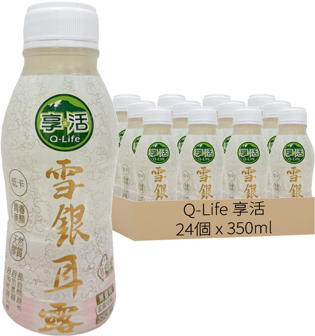 Q-Life 享活 雪銀耳露, 24個, 350ml