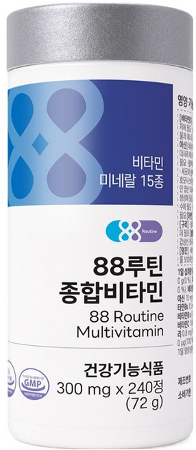 88루틴 종합비타민 72g, 1개, 240정