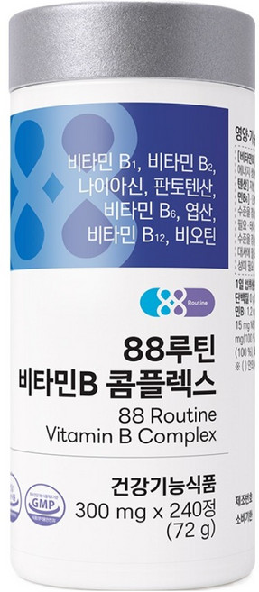 88루틴 비타민B 콤플렉스 72g, 1개, 240정