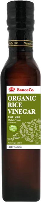 味榮 有機米醋, 1個, 250ml