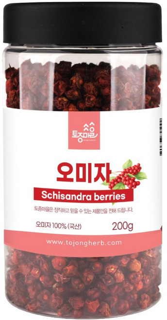 토종마을 국내산 오미자 100%, 200g, 1개
