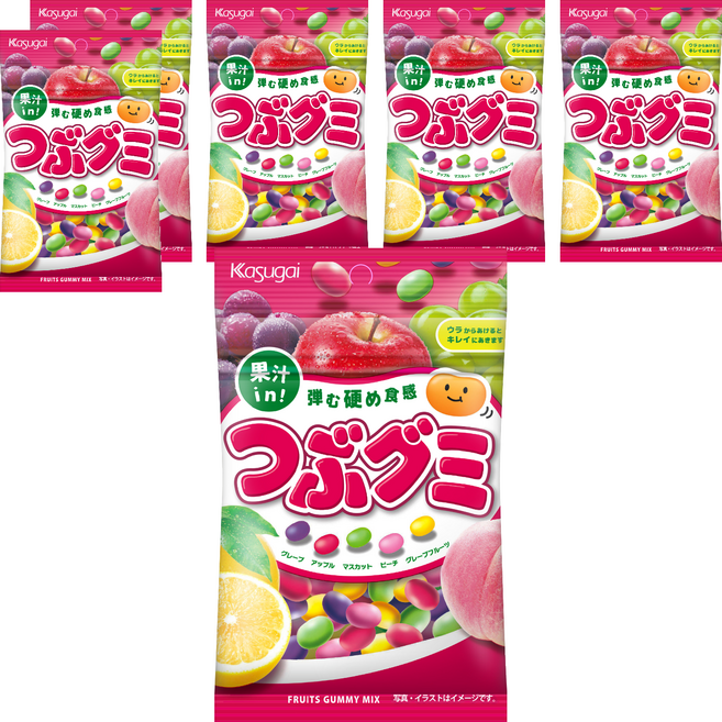 Kasugai 春日井 軟糖 水果風味, 60g, 6個