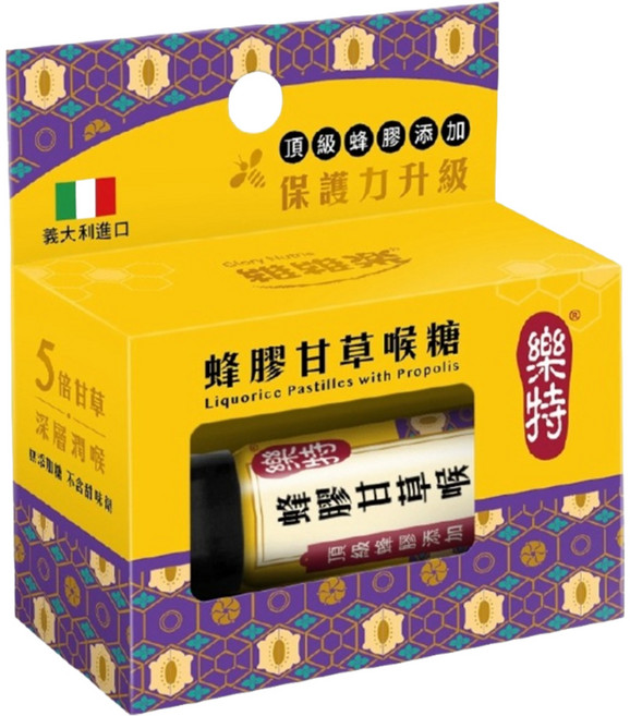 樂特 蜂膠甘草喉糖, 7.2g, 1個