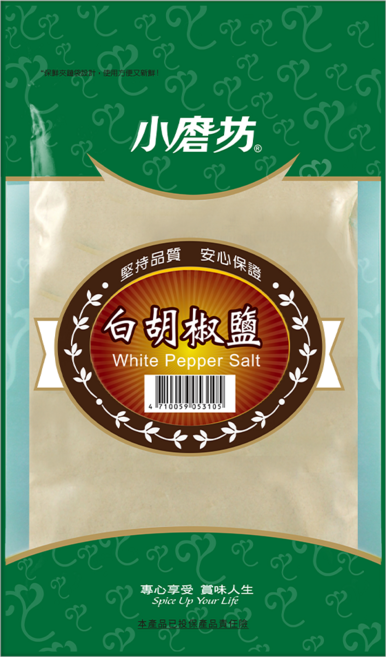 小磨坊 白胡椒鹽, 300g, 1個