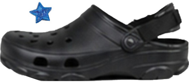 crocs 卡駱馳 All-Terrain Clog 水陸兩用涼鞋 206340-060 + Jibbitz 套組
