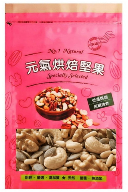Vitality life 品鮮生活 松子純素寶綜合堅果 大包, 600g, 1個
