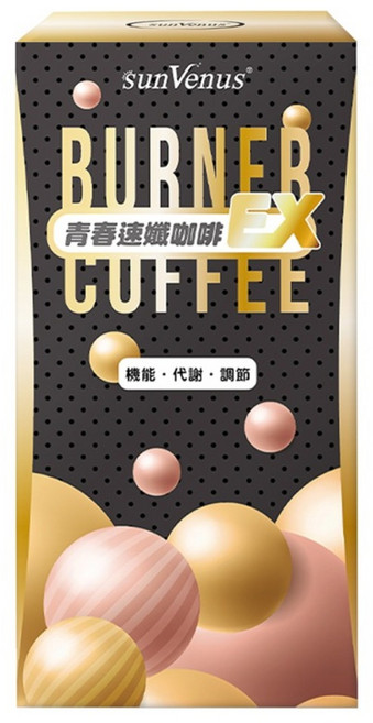 SUN VENUS 陽光璨亮生醫 青春速孅咖啡, 2g, 1套, 10個裝