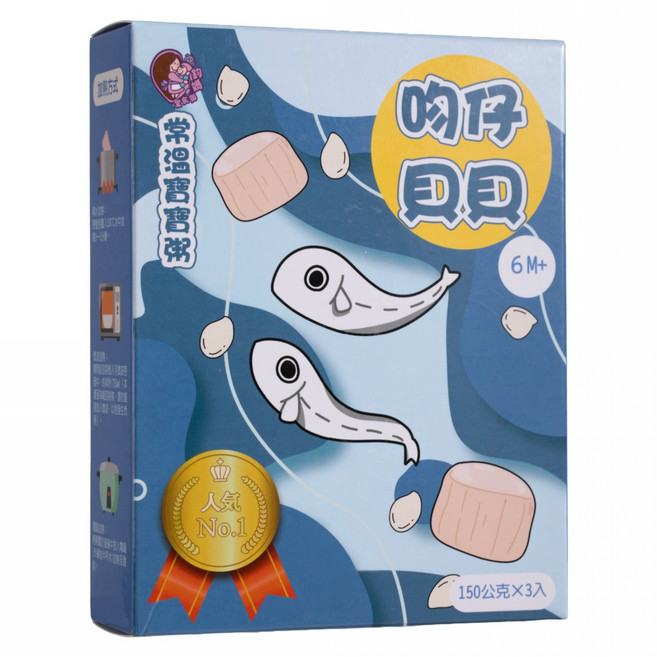 鈞媽御食堂 常溫寶寶粥, 450g, 1個, 吻仔貝貝