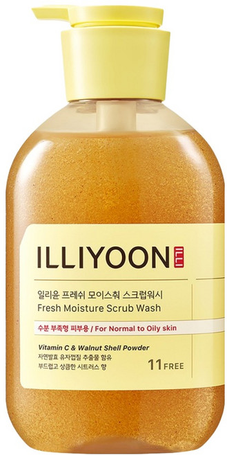 일리윤 프레쉬 모이스춰 스크럽워시 시트러스 플로럴, 1개, 625ml
