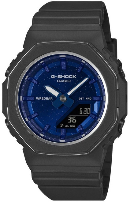 CASIO 卡西歐 G-SHOCK 自然礦石色彩運動戶外雙顯錶 GMA-P2110SC-2ADR, 黑色 + 藍色, 1個