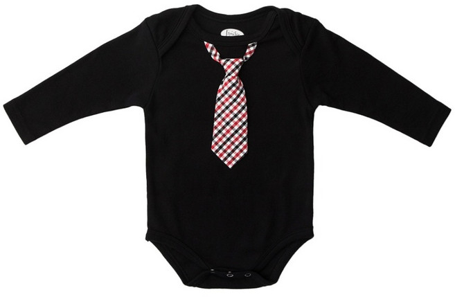 Frenchie mini couture 男嬰長袖包屁衣