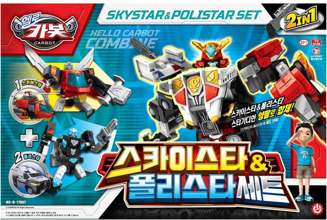 CHOIROCK Hello CARBOT 衝鋒戰士 星刃旋翼x星熠警探組 CK07627, 1套