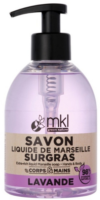mkl green nature 台灣公司貨 淨化液態馬賽皂沐浴乳 真正薰衣草, 1個, 300ml