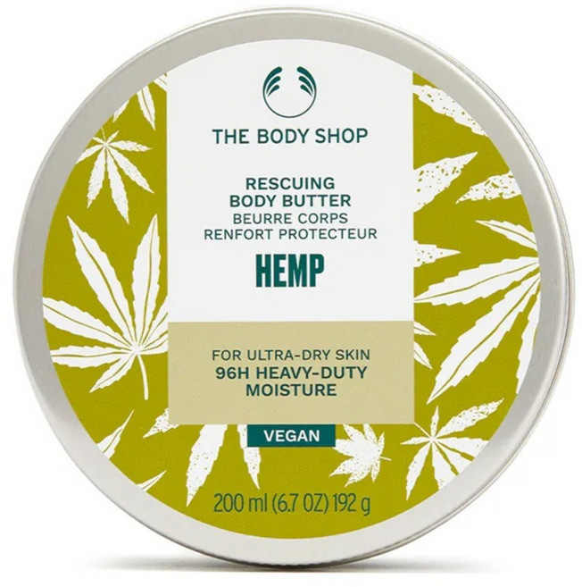 THE BODY SHOP 美體小舖 台灣公司貨 大麻籽密集修護身體滋養霜, 1個, 200ml