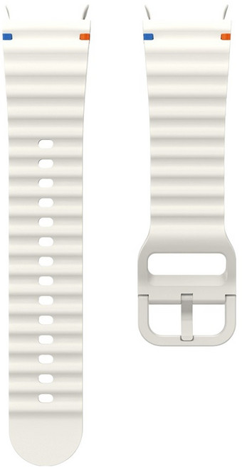 오발랄 스마트워치 호환 스티치 스포츠밴드 스트랩 날개형 20mm, 크림, 1개
