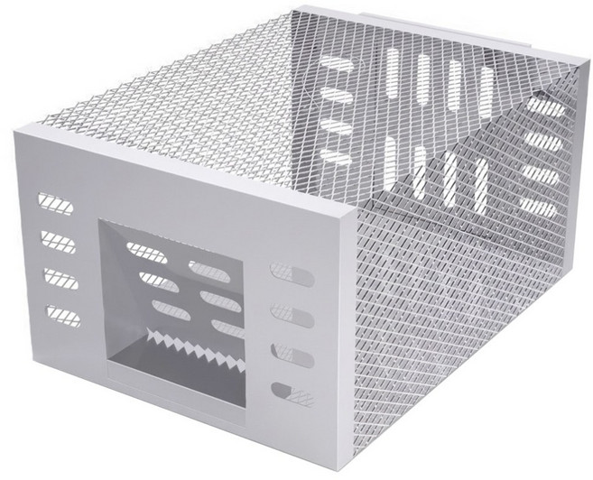 Livenoa 雙門自動觸發捕鼠器/居家防鼠輔具 鍍鋅防鏽大洞口, 1個, 1個裝