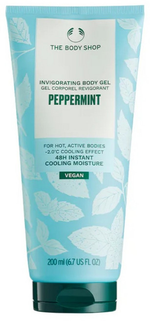 THE BODY SHOP 美體小舖 台灣公司貨 薄荷沁涼身體凝膠, 1個, 200ml