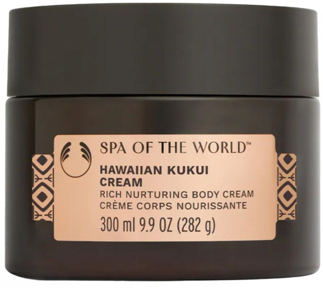 THE BODY SHOP 美體小舖 台灣公司貨 夏威夷SPA堅果油修護美膚霜, 1個, 300ml