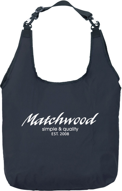 matchwood PackFlip Sling Tote 翻轉收納斜背托特包 MHWDTB011BK, 黑色