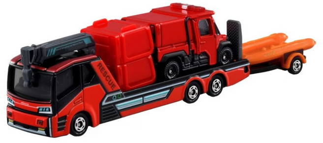 TOMICA 132 950509 消防車運輸車 TM132A4, 紅色, 1個