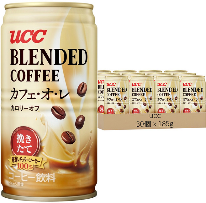 ucc 咖啡歐蕾, 185g, 30個