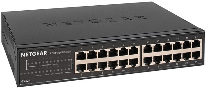NETGEAR GS324 24埠 高速 Gigabit 交換器 1個