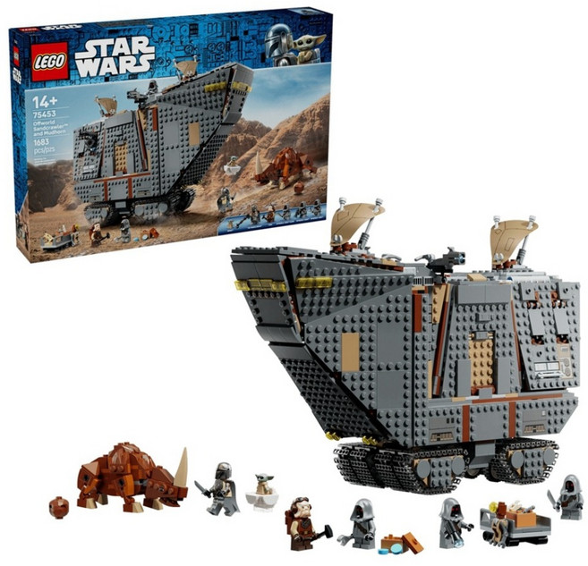 LEGO 75453 星際大戰 Offworld沙履車和Mudhorn Offworld SandcrawlerTM and Mudhorn, 1套