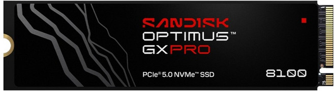 SanDisk 晟碟 Optimus GX PRO 8100 M.2 NVMe SSD, SDSP82100TAN-000E0, 1TB