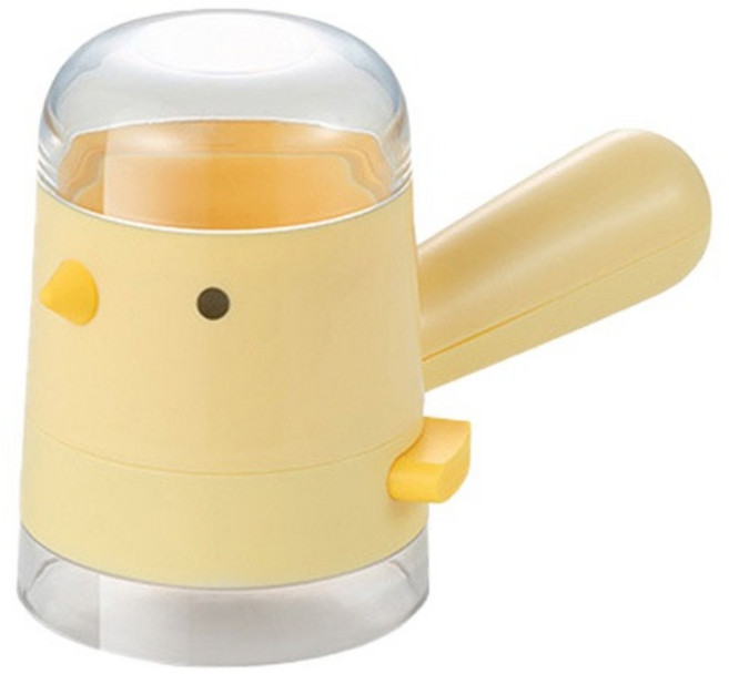 Lestar 萌趣系列小鳥 定量收納鹽瓶調味罐 防塵防潮 150ml 元氣黃 1個