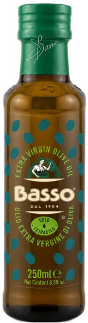 Basso 엑스트라버진 올리브오일, 1개, 250ml