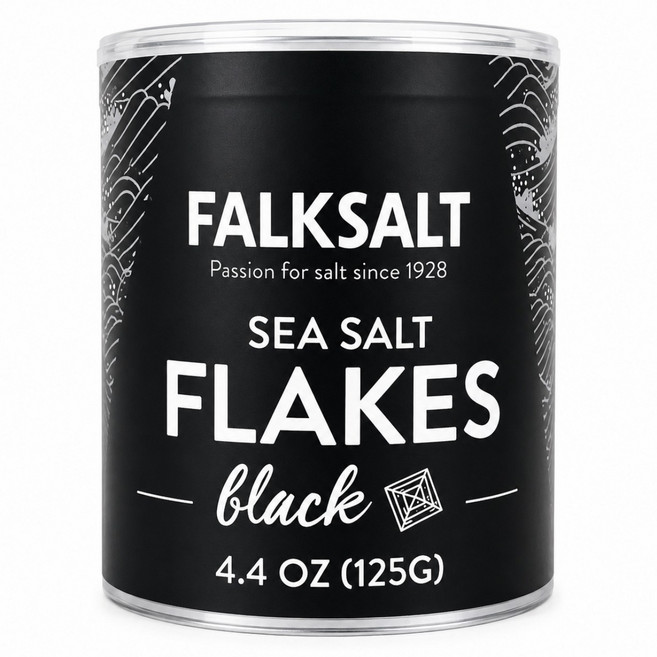 FALKSALT 黑雪花鹽, 125g, 1個
