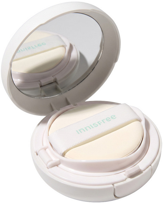 INNISFREE 無油無慮牛奶光防曬氣墊 SPF50+PA++++ 台灣公司貨, 14g, 1件