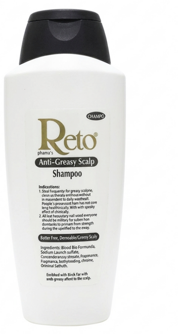 Reto 深層抗油性頭皮洗髮精 醫院用, 1件, 750ml