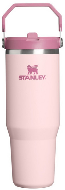 STANLEY 經典系列 IceFlow 手提吸管杯2.0, 牛仔粉帽, 1個, 0.88L