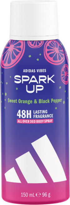 adidas 愛迪達 率性氛圍香體噴霧 無畏自信, 1個, 150ml