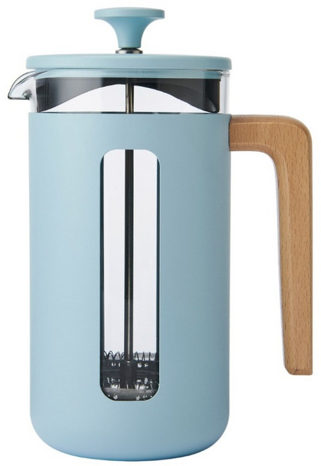 LA CAFETIERE Pisa法式濾壓壺 350ml, 天空藍, 1個