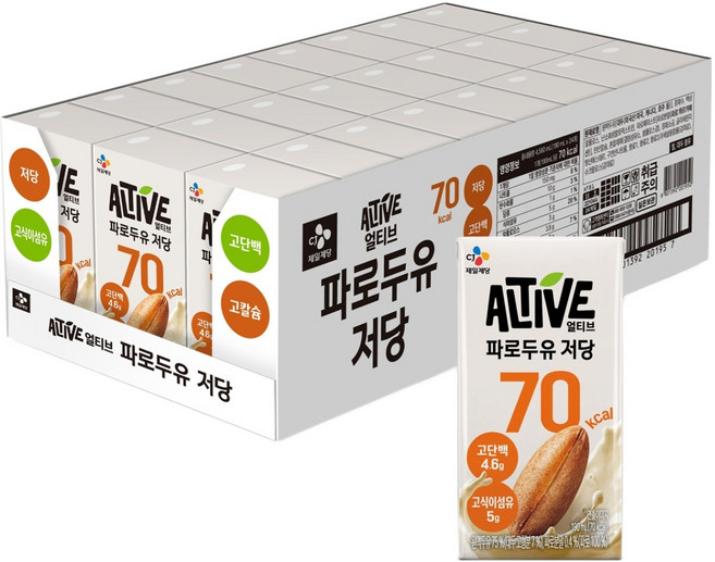 얼티브 고단백 저당 파로두유, 24개, 190ml