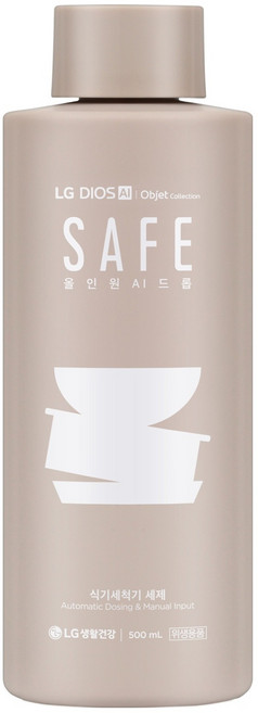 세이프 올인원 AI드롭 식기세척기 세제, 1개, 500ml