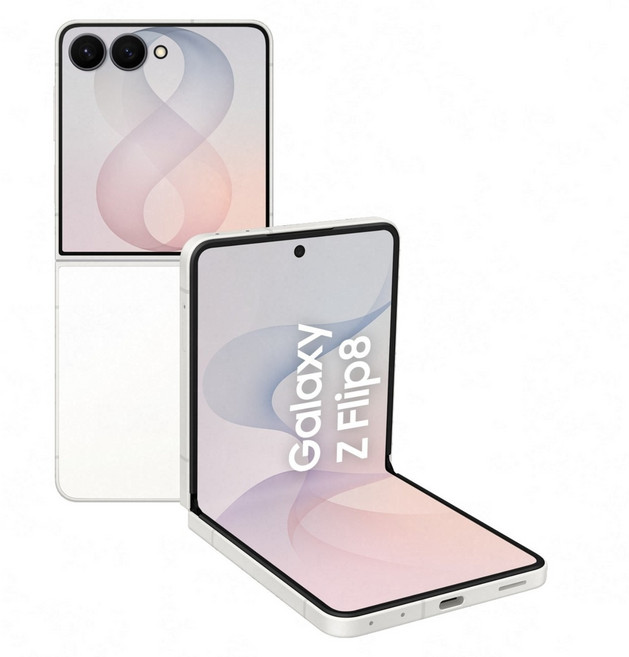 Samsung 三星 Galaxy Z Flip8 智慧型手機 原廠保固, 奶油白, 256GB