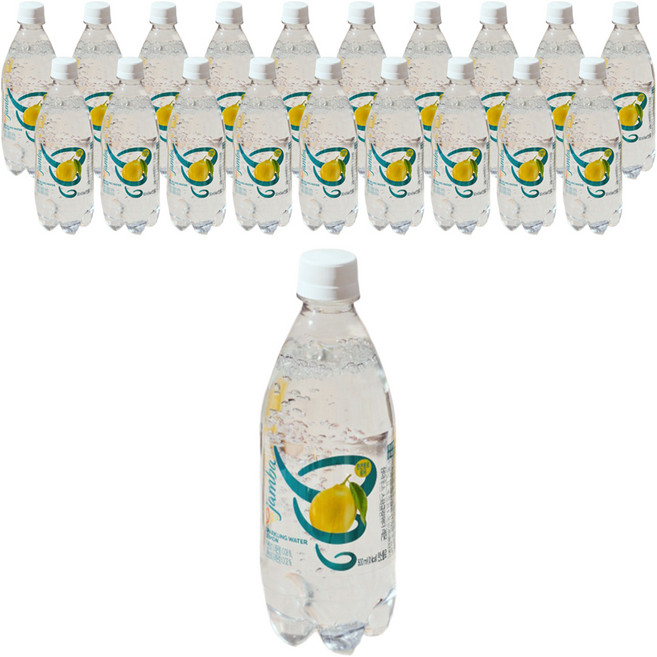 잠바주스 스파클링 워터 레몬, 20개, 500ml