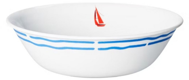 美國 Corelle Brands 康寧餐具 奇幻旅程 1L 湯碗 白色 1個