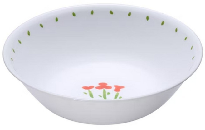 Corelle Brands 康寧餐具 小紅花 1L 湯碗 白色 1個