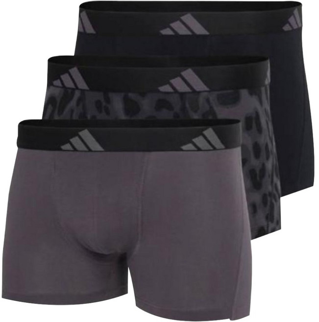 adidas 愛迪達 AUW 男款 平口內褲 3件組 AU M AFC - 3PK TRUNK PRINT