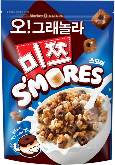 마켓오네이처 오그래놀라 오리온 미쯔 스모어, 260g, 1개