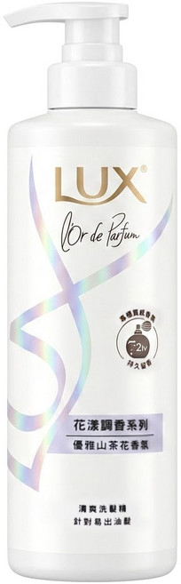 LUX 麗仕 花漾調香系列 優雅山茶花香氛清爽洗髮精, 1件, 470ml