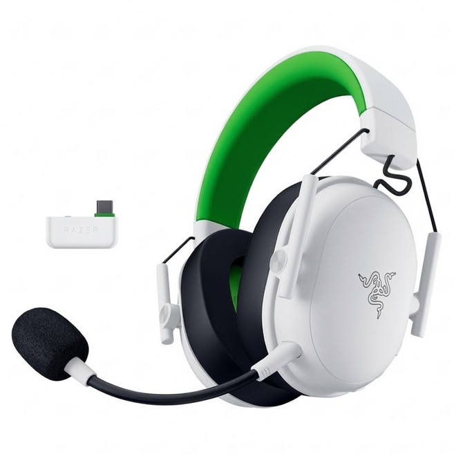 RAZER 雷蛇 BlackShark V3 X HyperSpeed 黑鯊 無線耳機 XBOX 7.1聲道 電競耳機, 白色, RZ04-05420300-R3M1