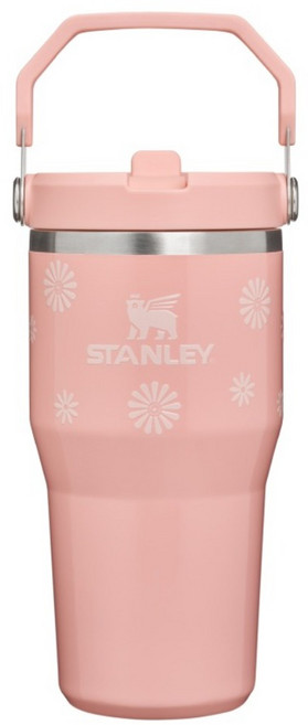 STANLEY 經典系列 IceFlow 手提吸管杯 2.0, 雪酪雛菊, 1個, 590ml