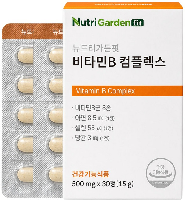 뉴트리가든 비타민B 컴플렉스 15g, 1개, 30정